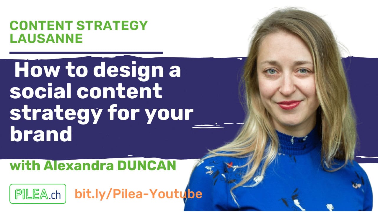 Content Strategy Lausanne-Alexandra DUNCAN about social content strategy