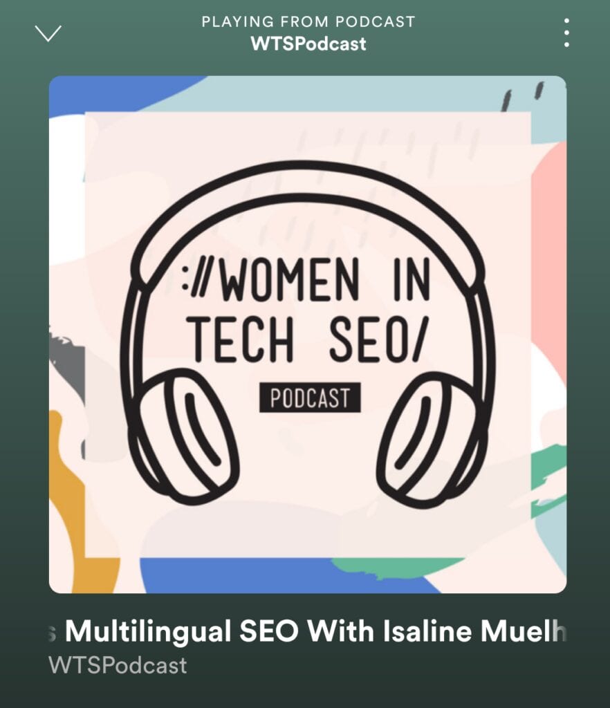 WTSPodcast with Isaline Muelhauser about Multilingual SEO