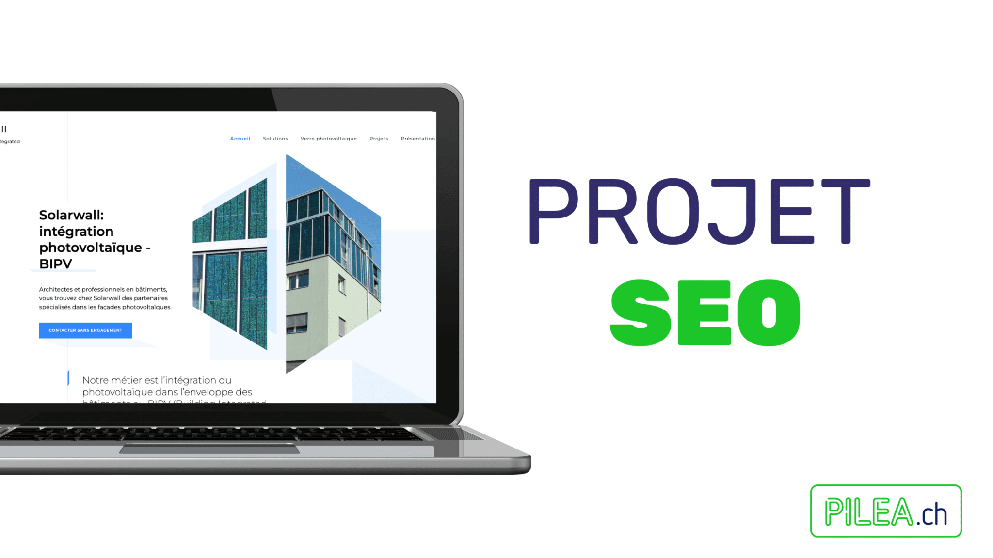 Projet SEO: refonte de site internet par Isaline Muelhauser, Consultante SEO, pour Solarwall